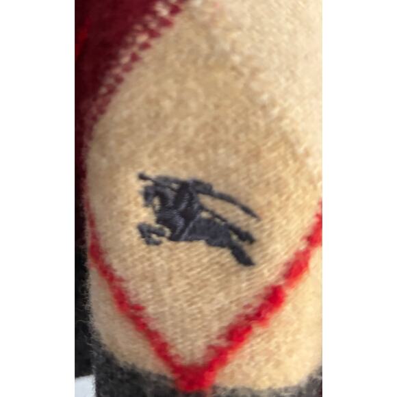 Burberry London Merino Wool Argyle Sweater Mens L Plaid Luxury Made in Italy - Picture 7 of 10